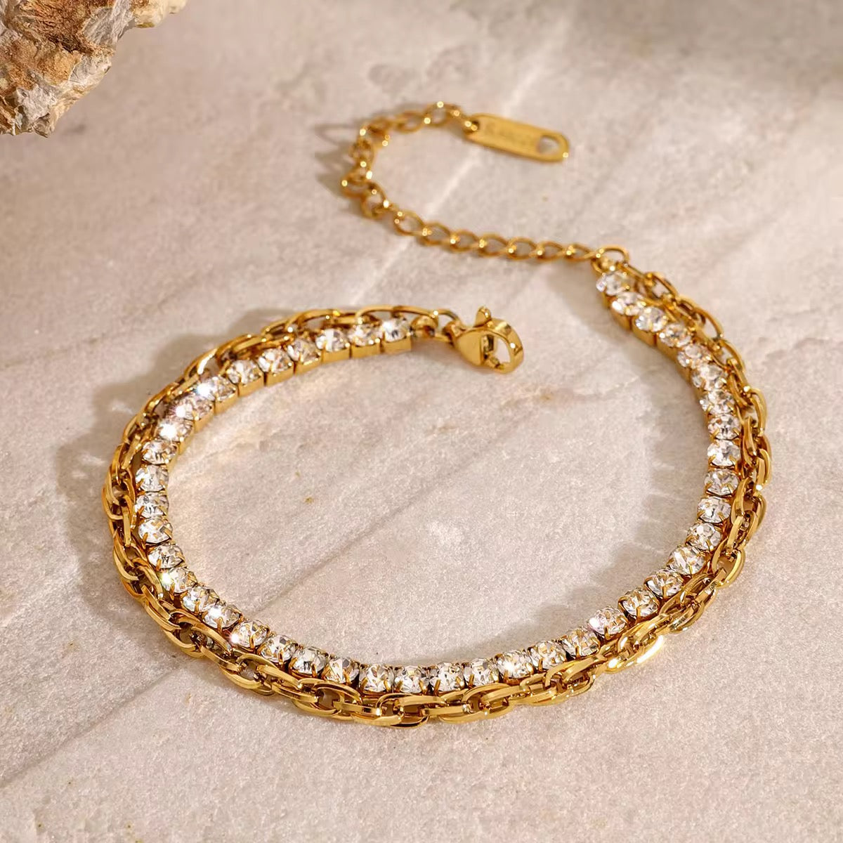 Layered Tennis Bracelet