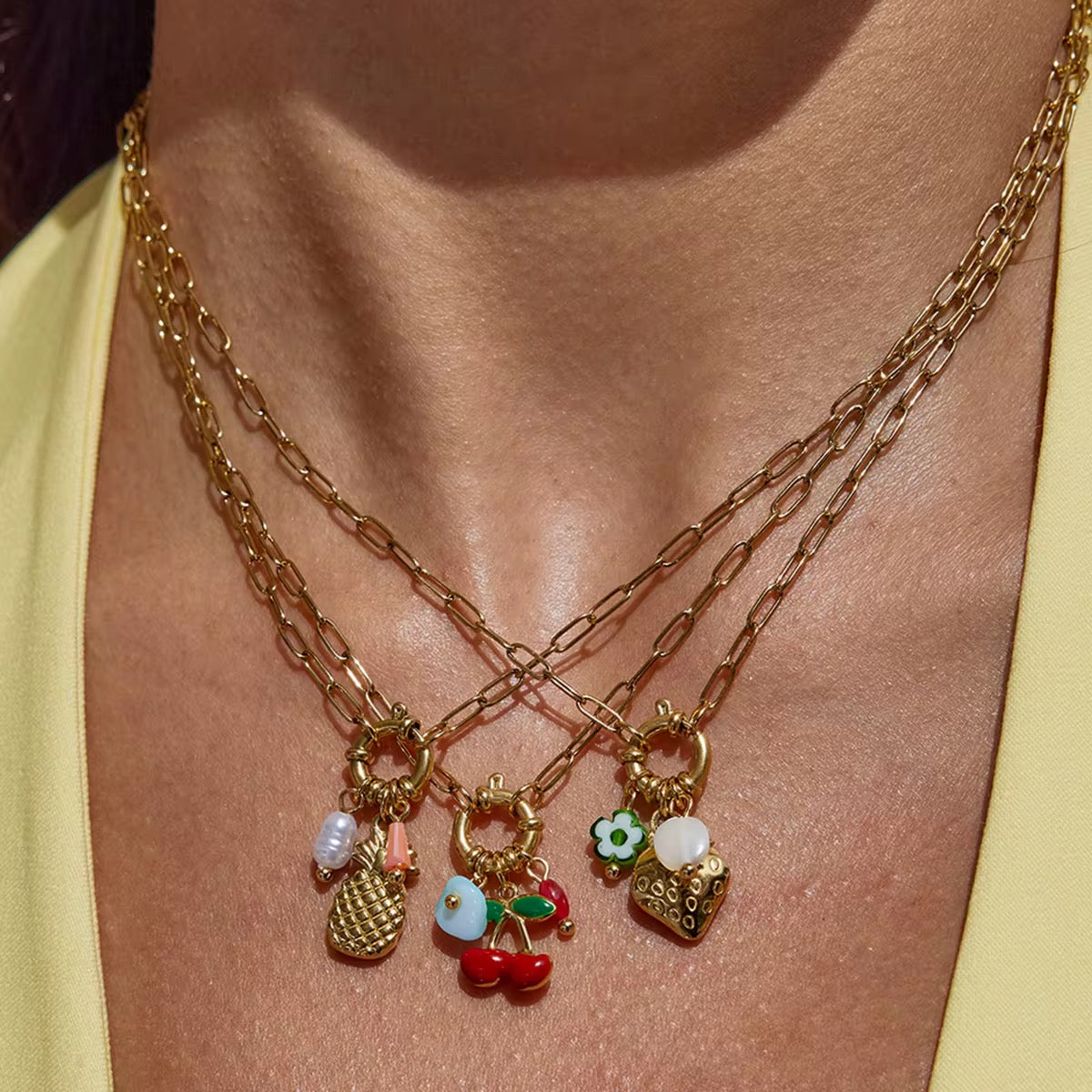 Charm Trio Necklace