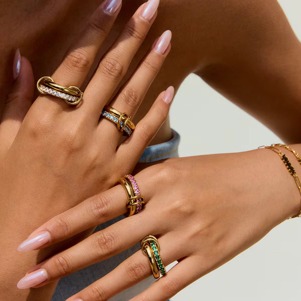 Double Layer Ring(Size 7)