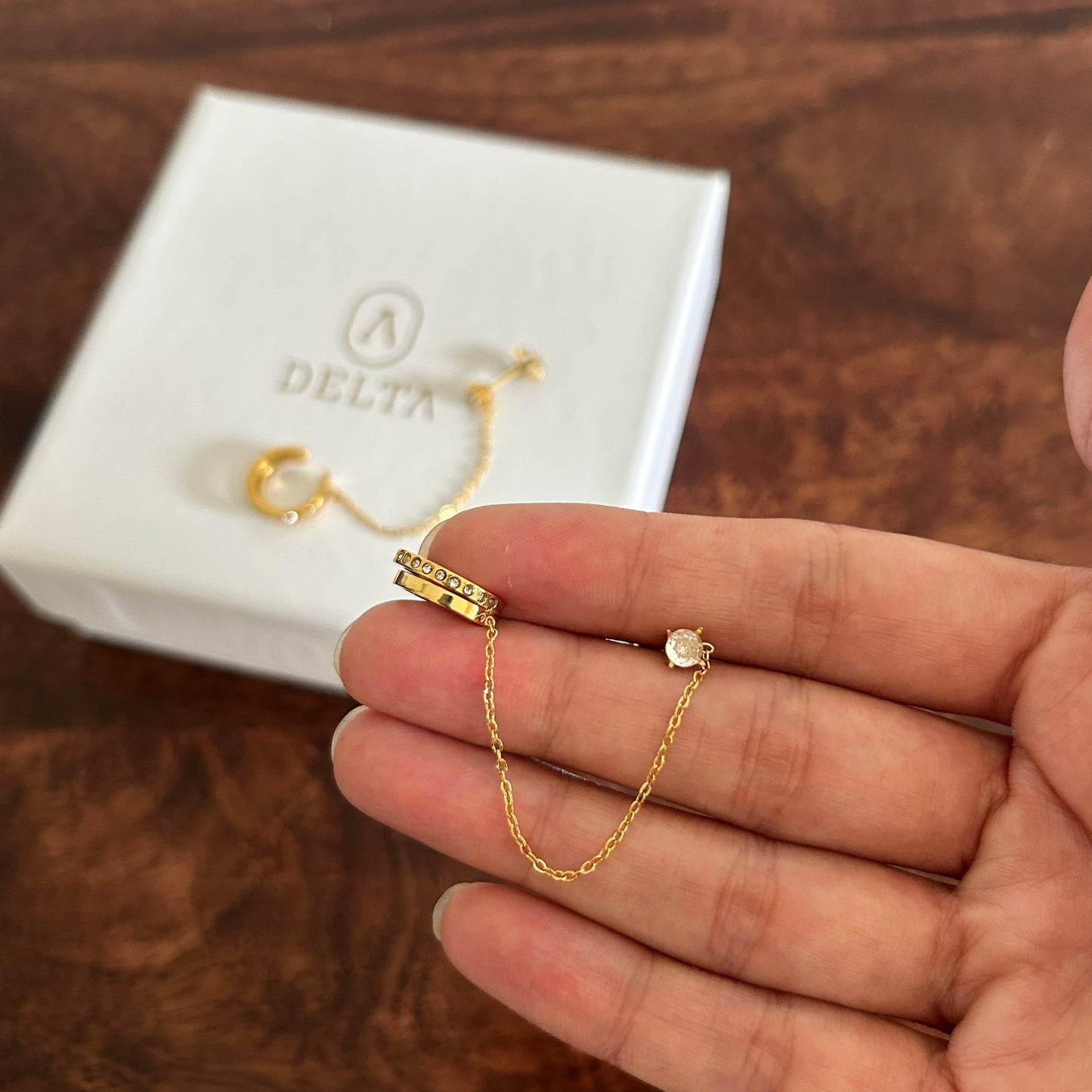 Shine Stud-Earcuff