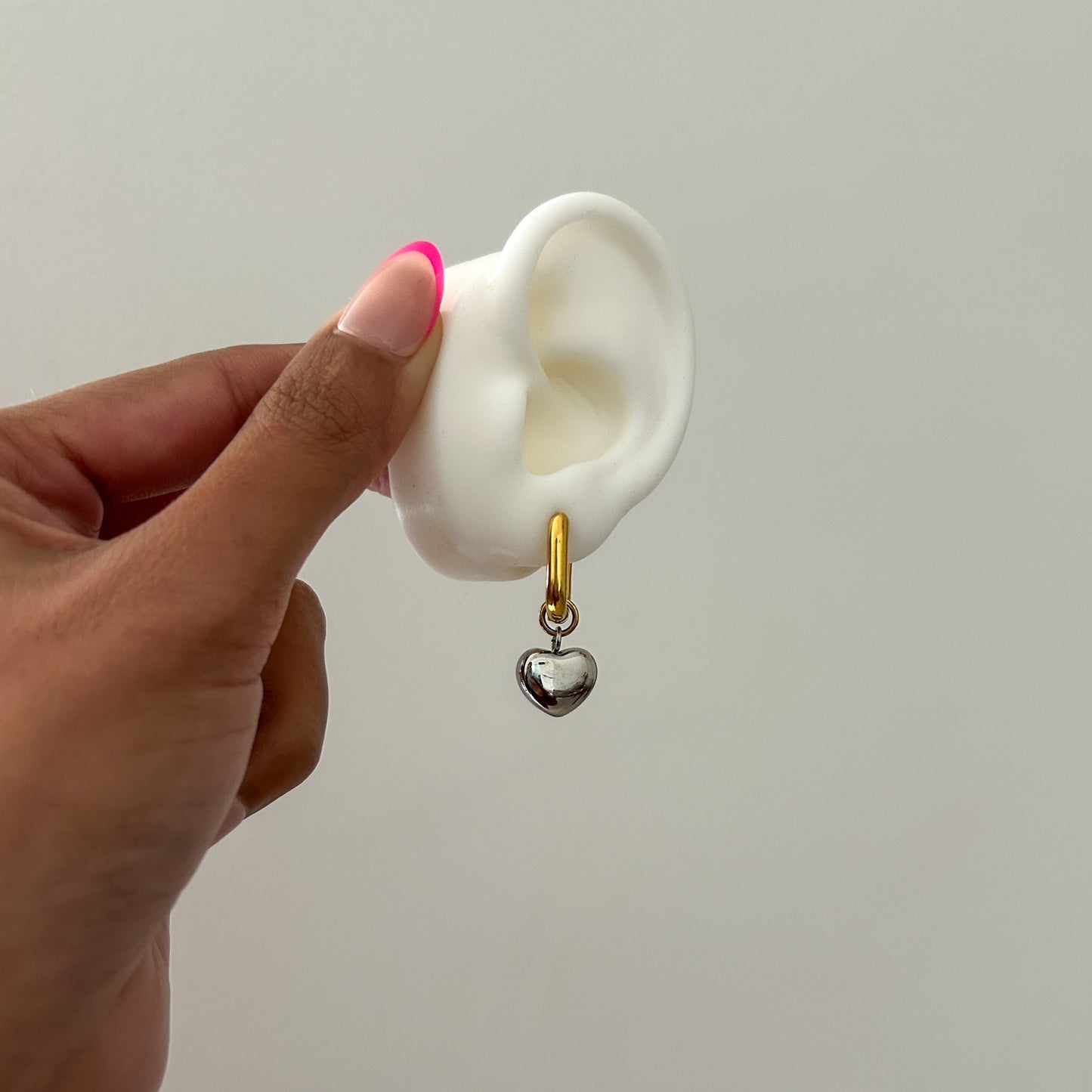 Mixed Heart Earrings