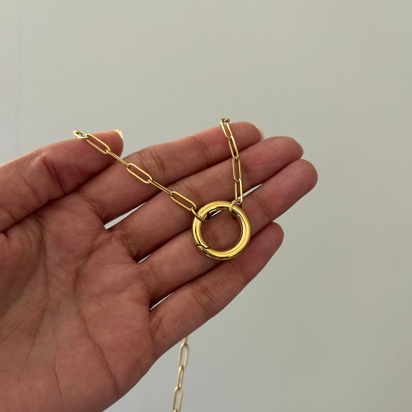Round Carabiner Chain
