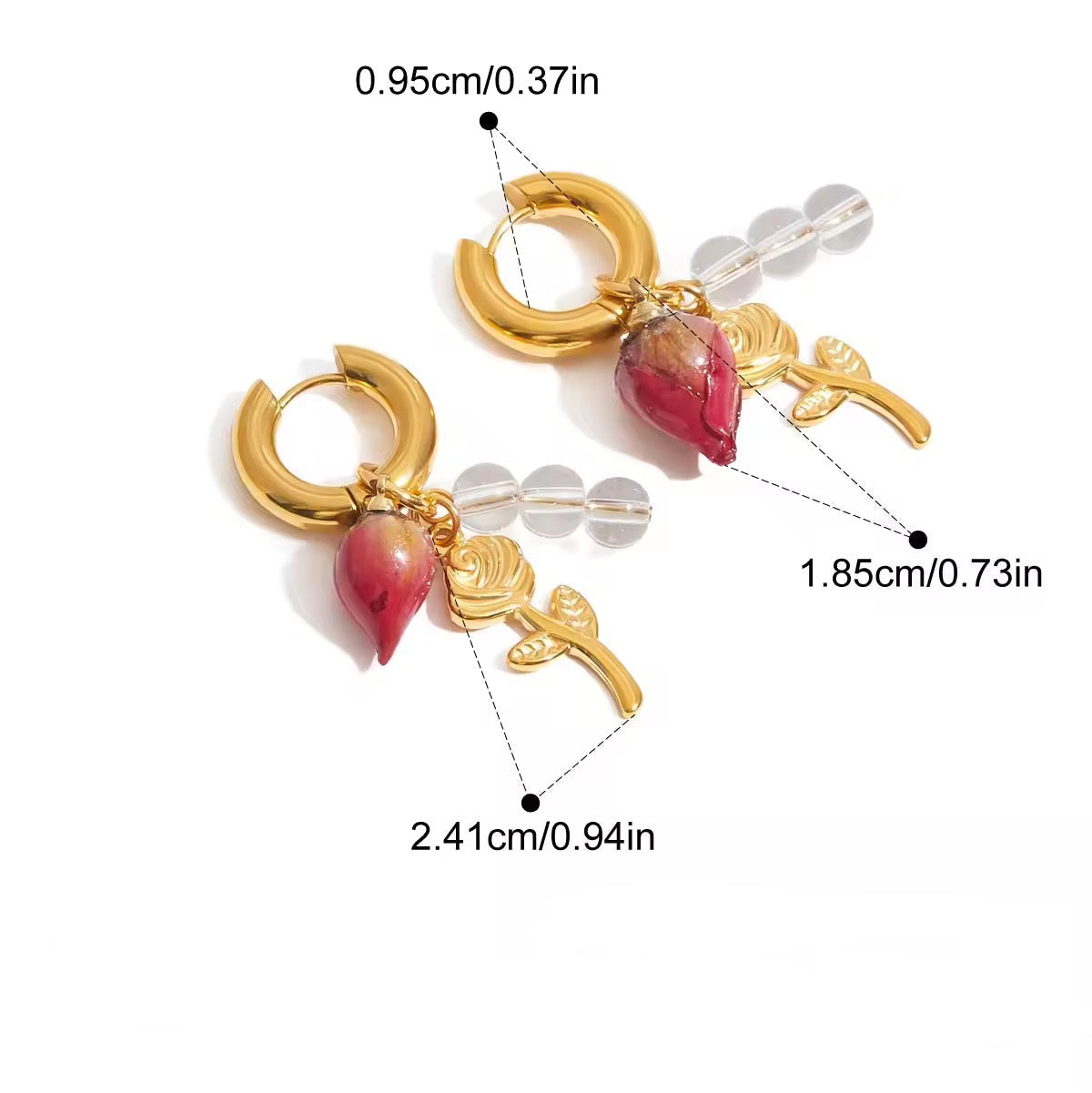 Frozen Bloom Earrings