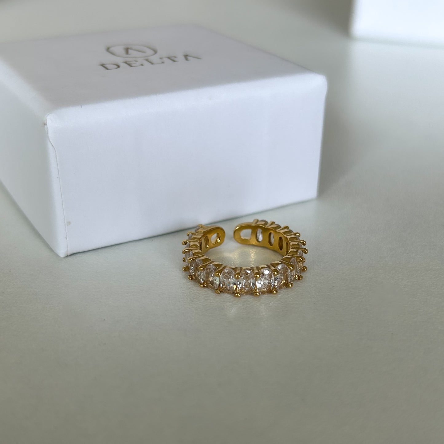 Oval Baguette Ring