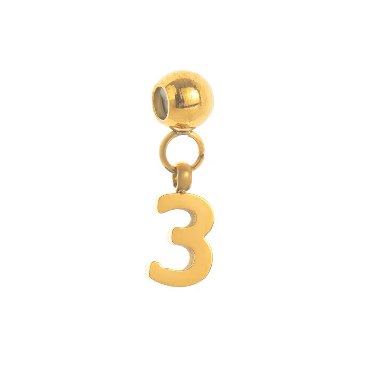Numeric Needle Charm