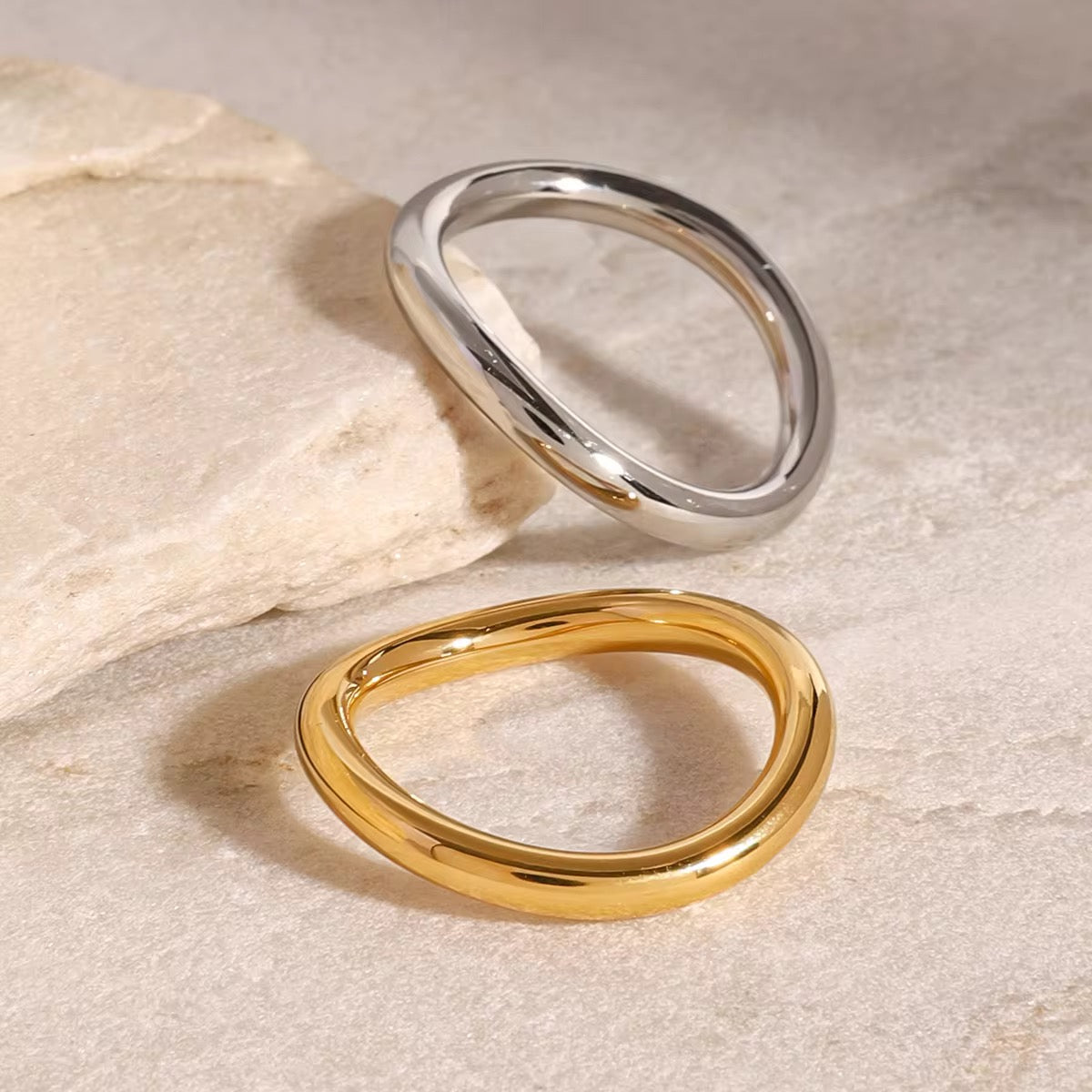 Wave Ring Set