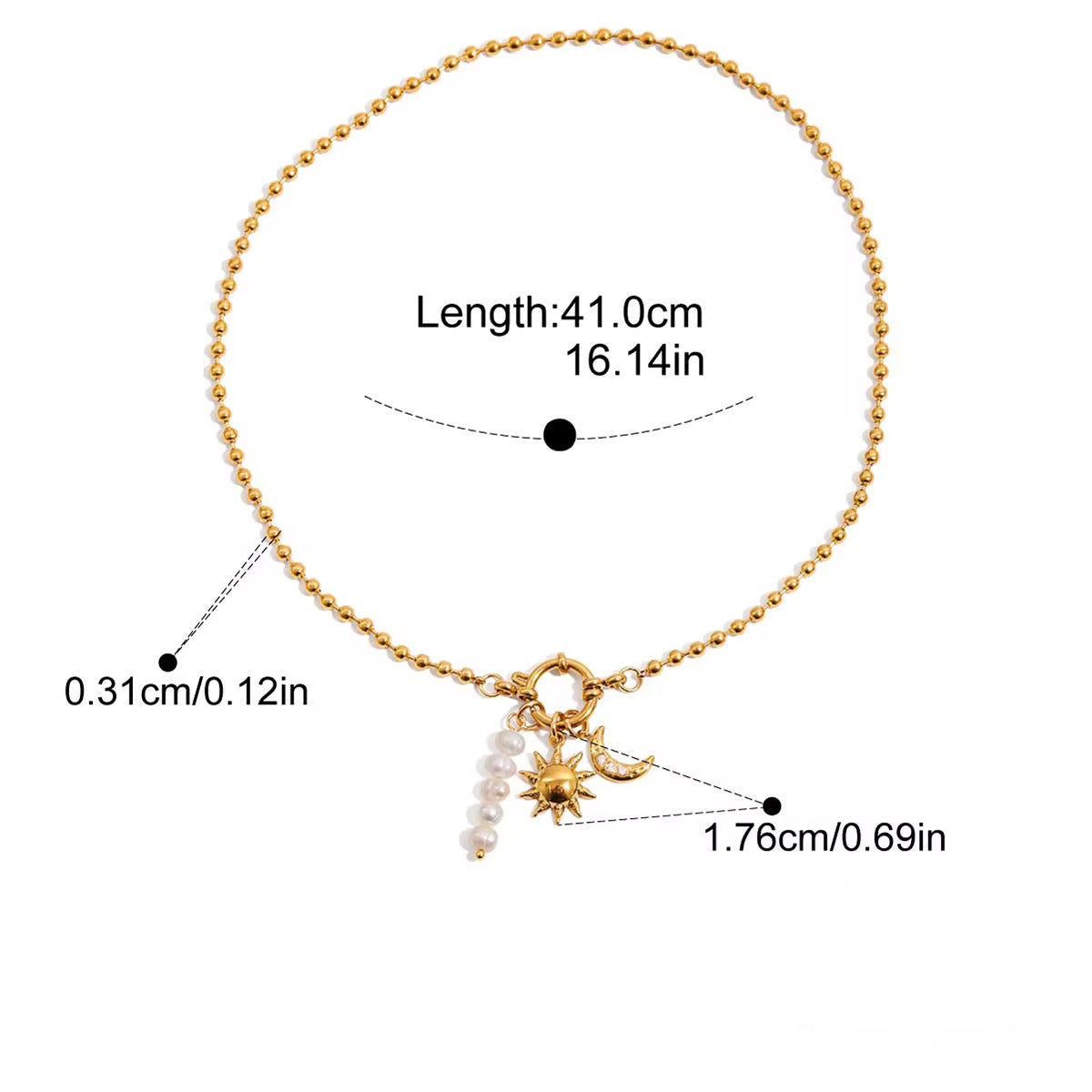 Charm Trio Necklace