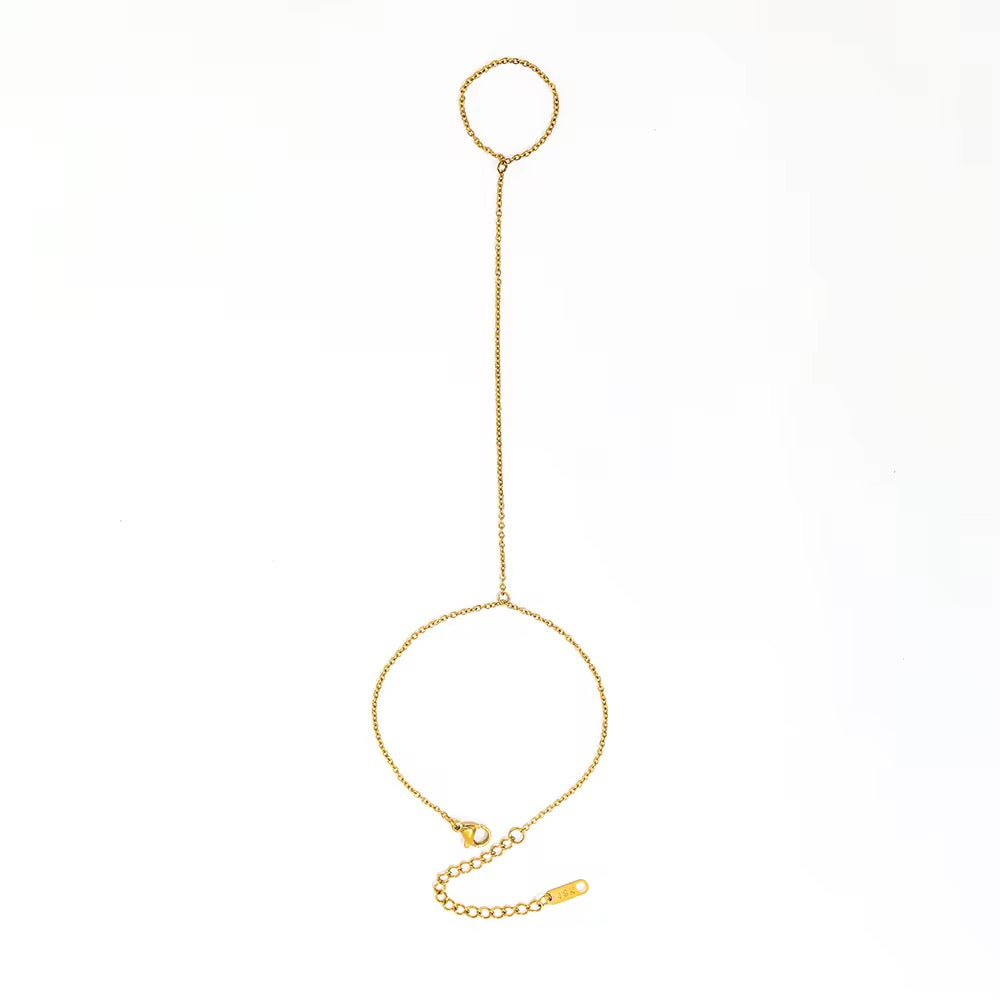 Minimal Gold Handchain