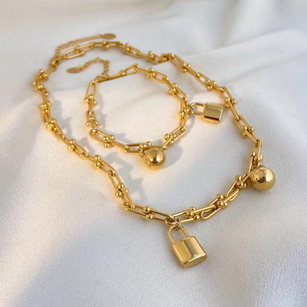 Ada Padlock Necklace