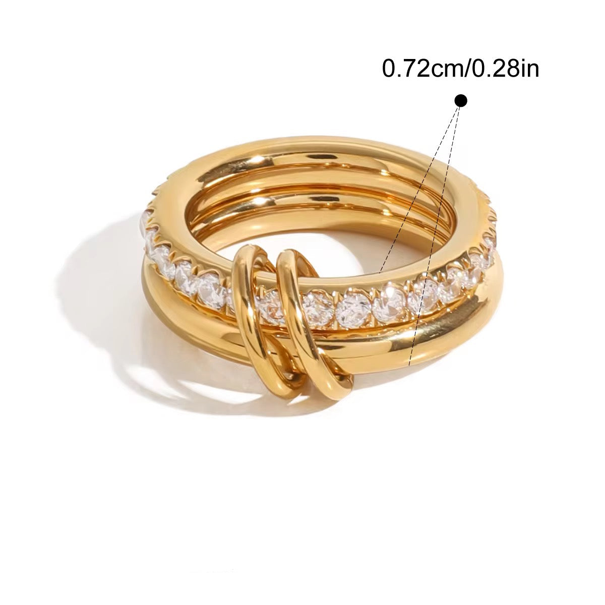 Double Layer Ring(Size 7)