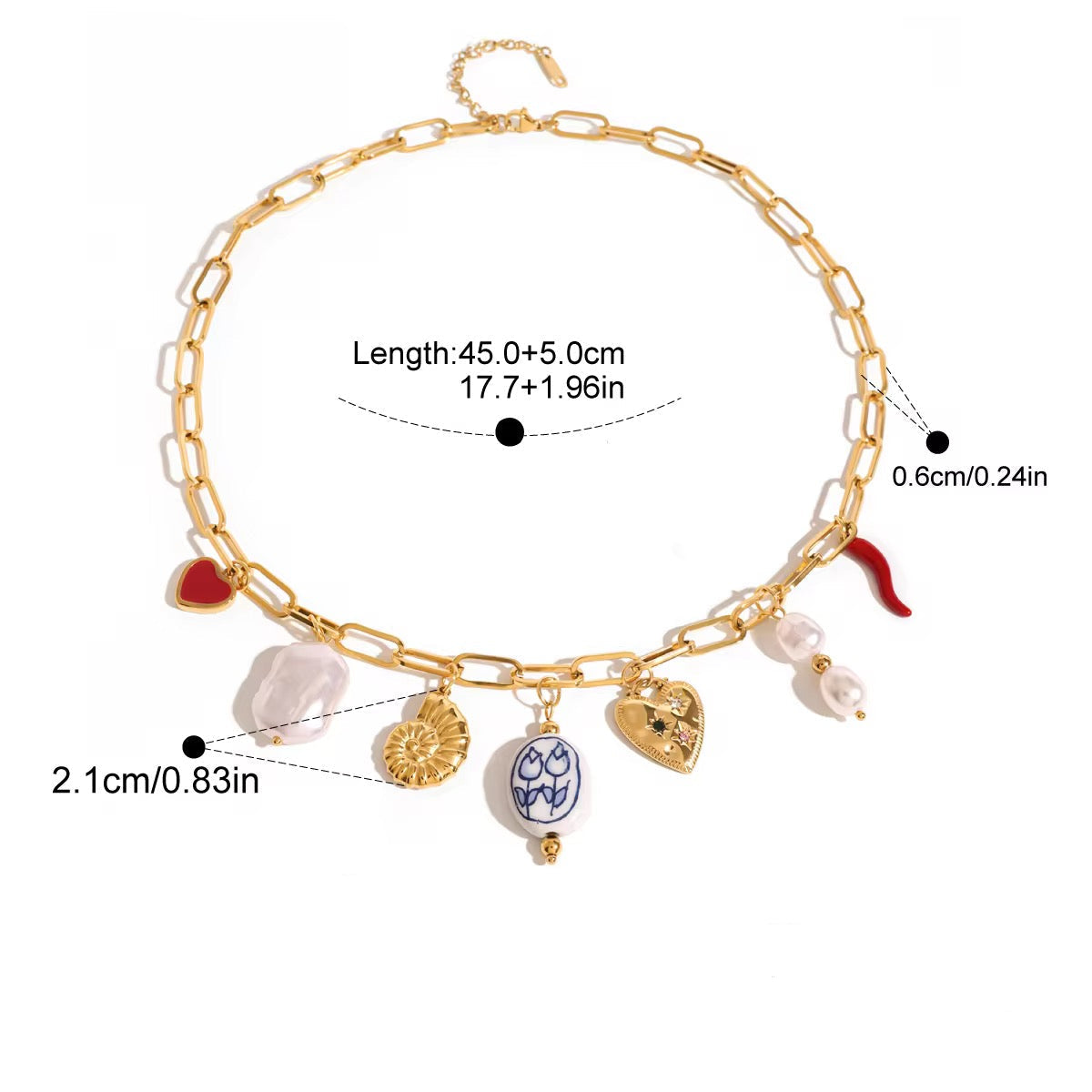 It Girl Charm Necklace