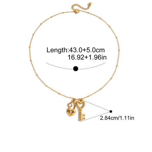 Lock & Key Necklace