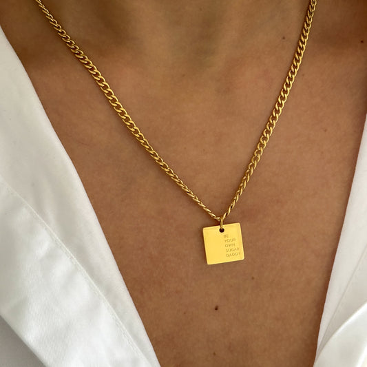 Be Your Own Sugar Daddy Necklace