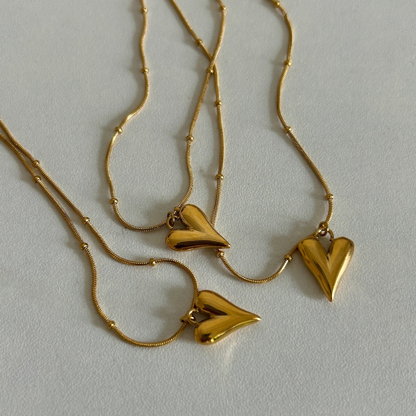 Elongated Heart Necklace