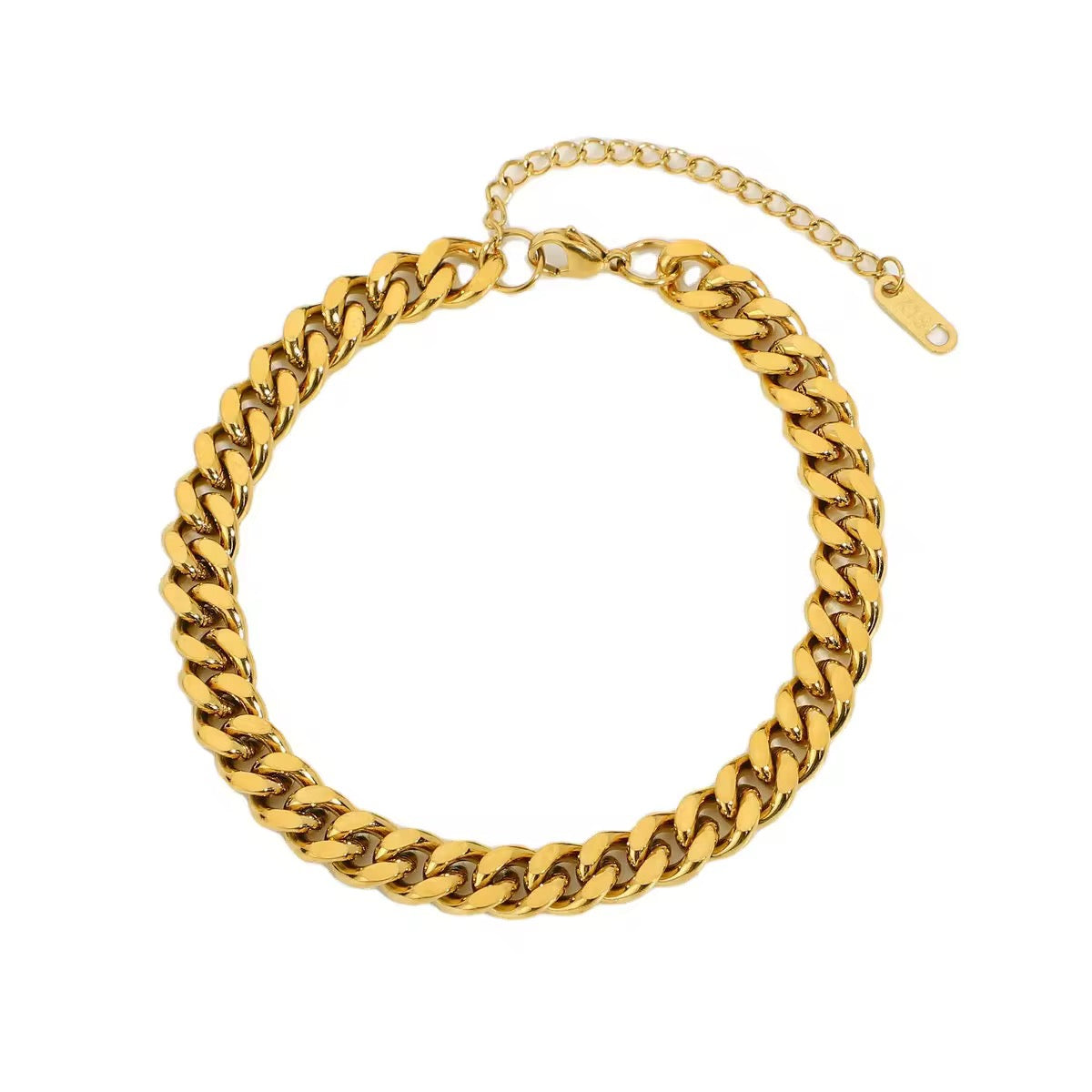 Cuban Multi Charm Bracelet