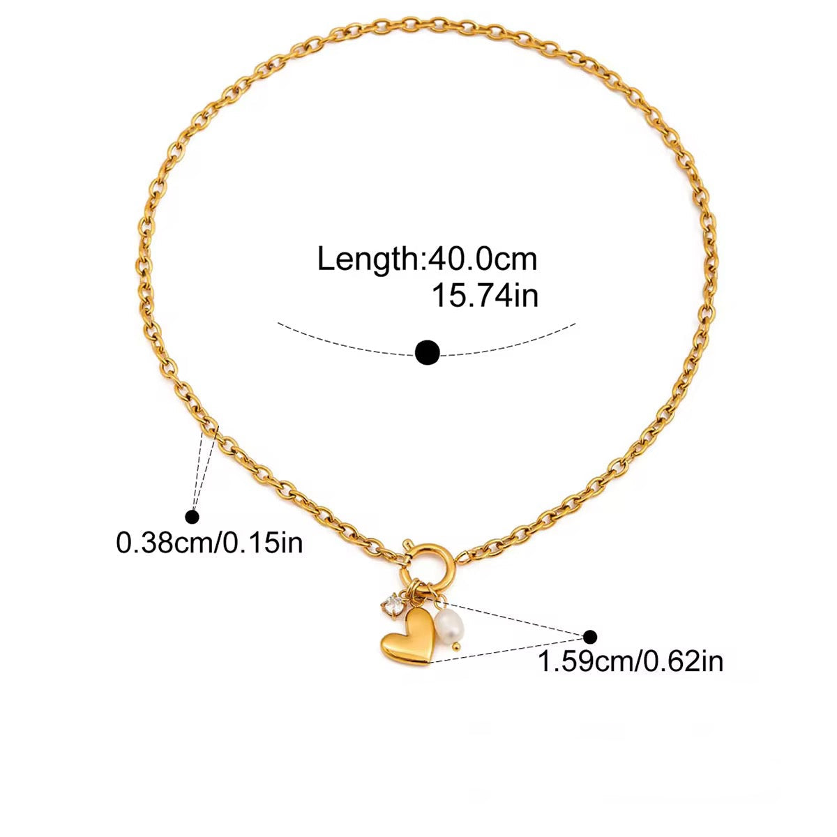 Charm Trio Necklace