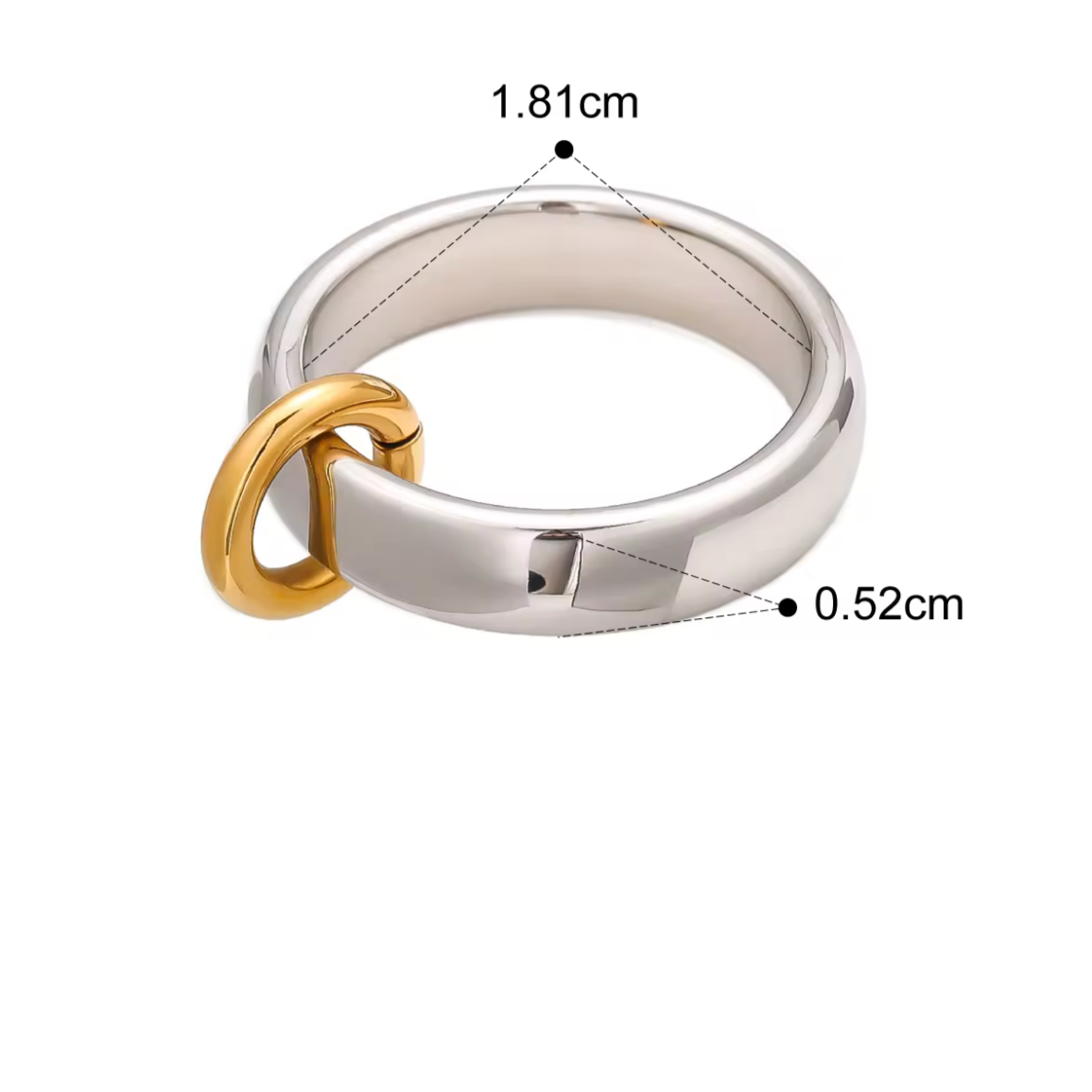 Gold Loop Ring