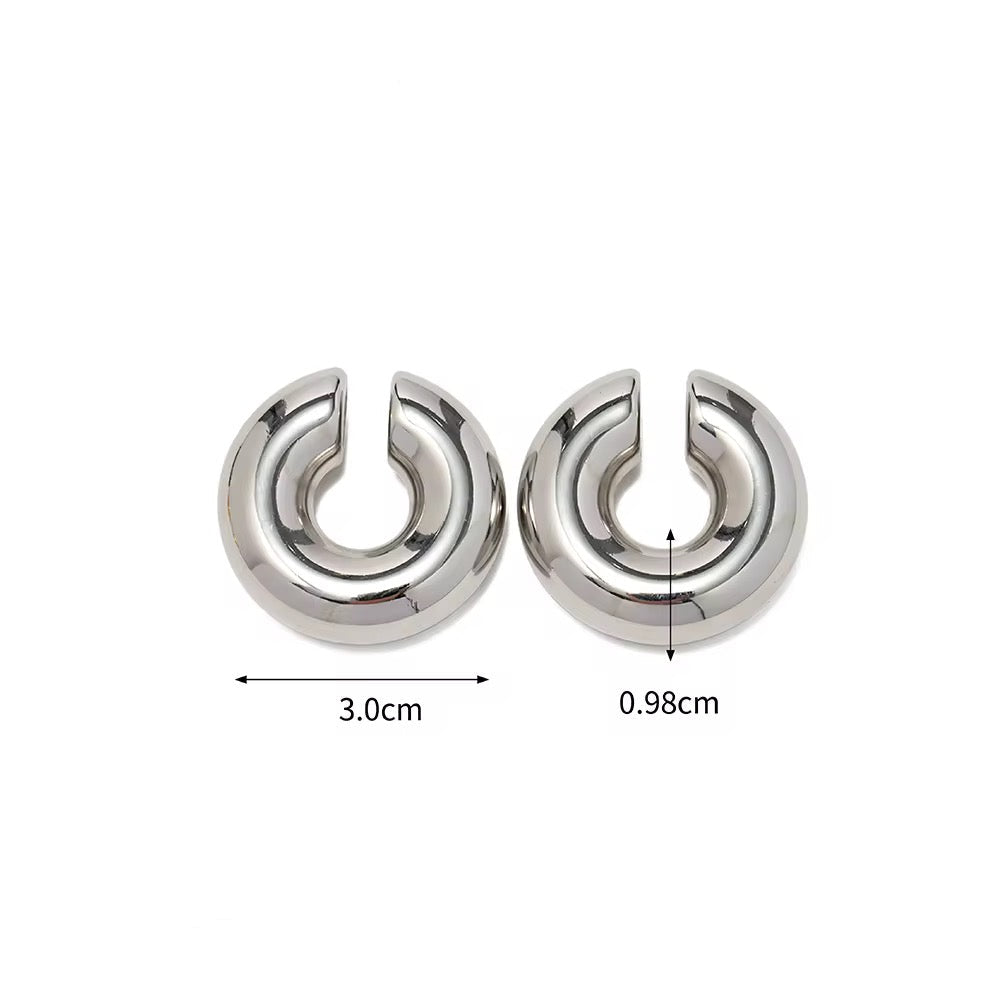 Chunky Earcuff Silver
