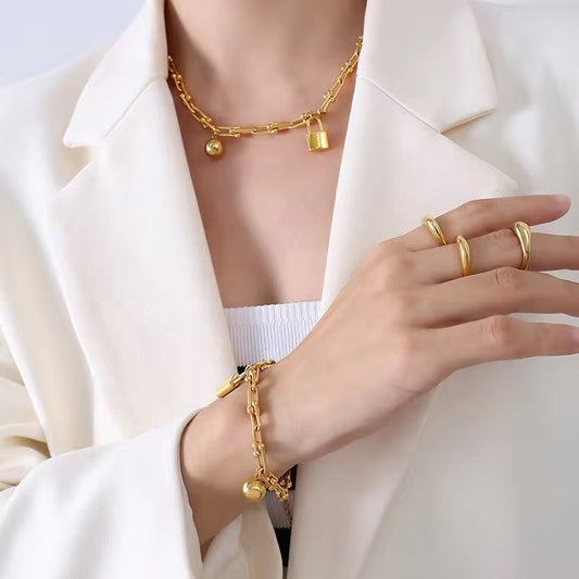 Ada Padlock Necklace