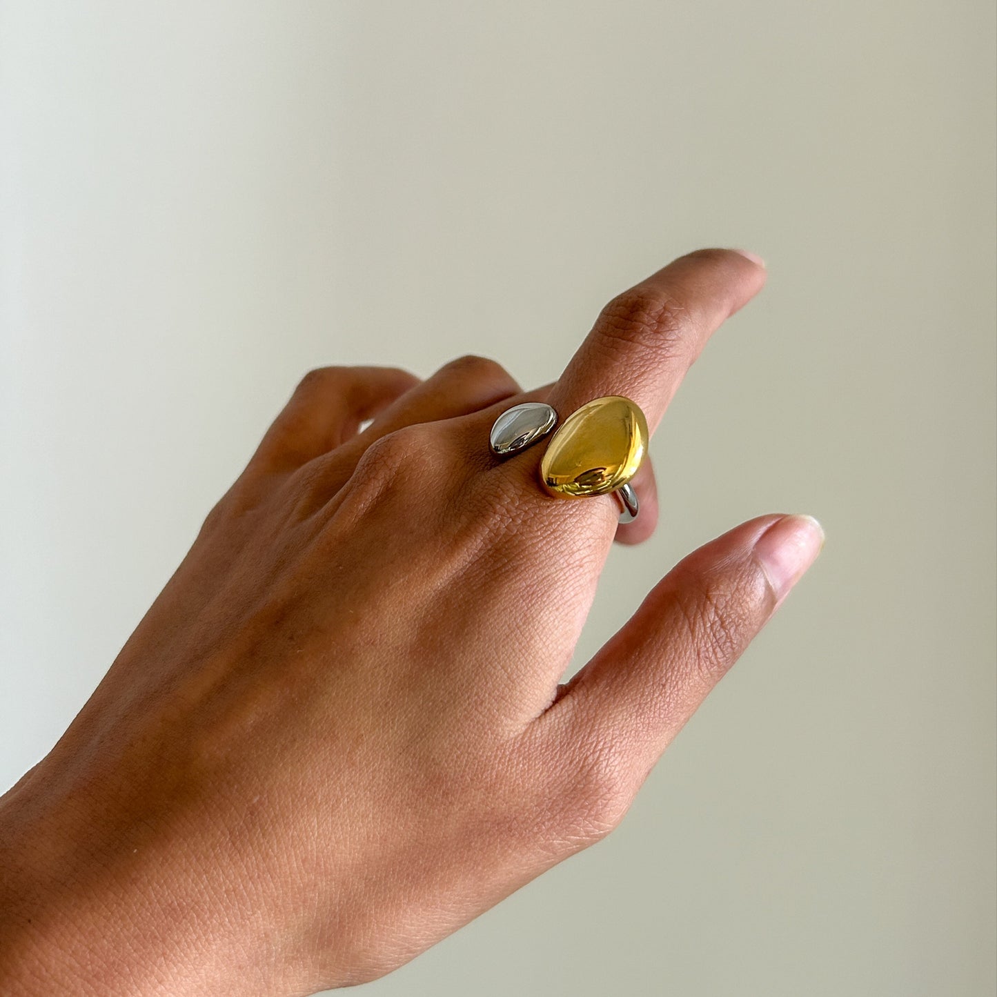 Open Nugget Ring