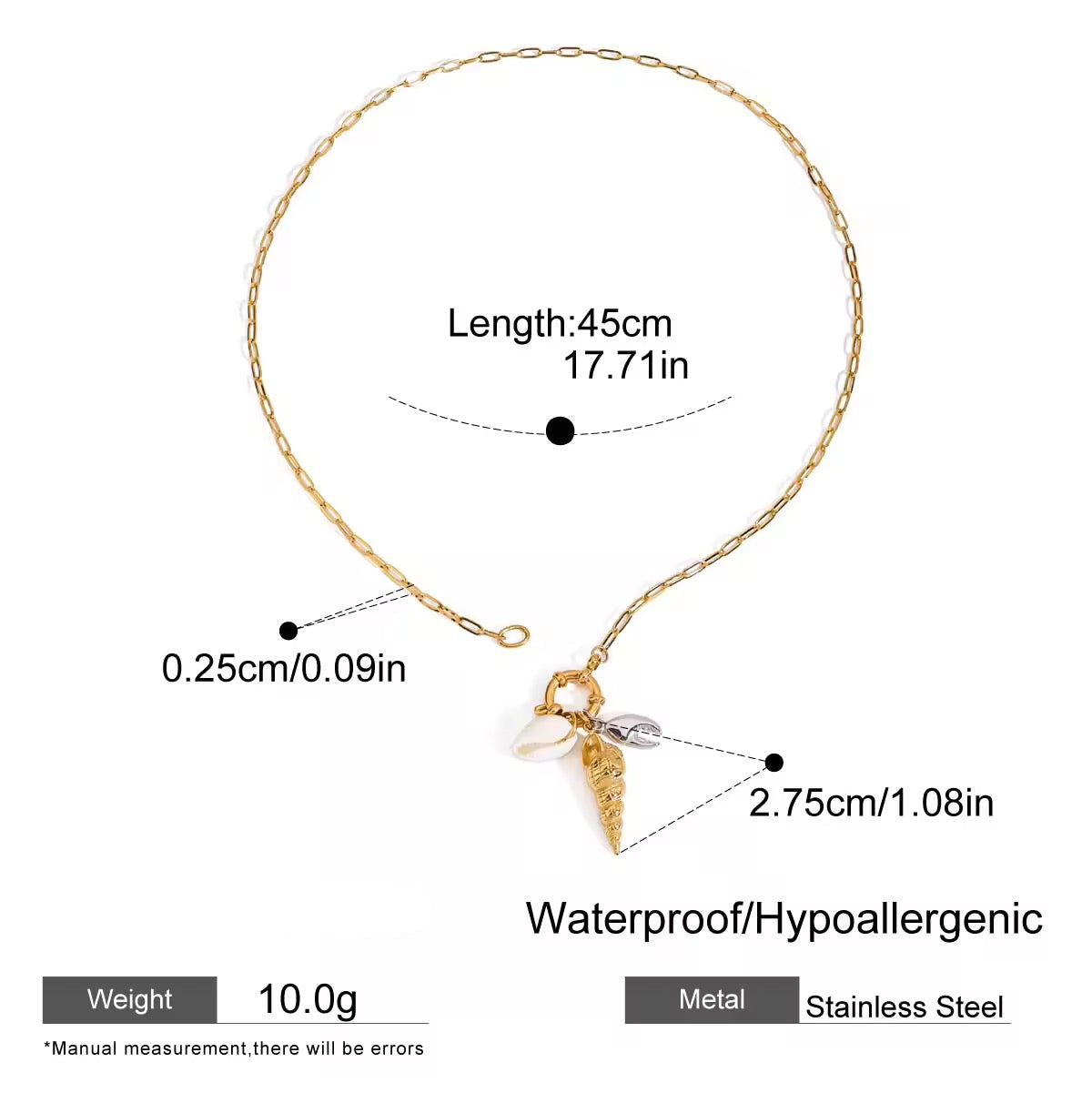 Shell Charm Necklace