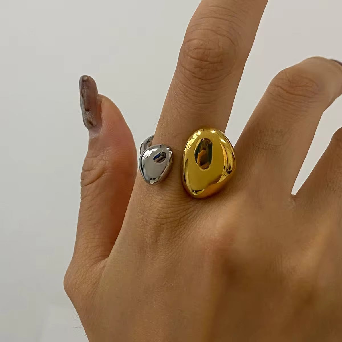 Open Nugget Ring