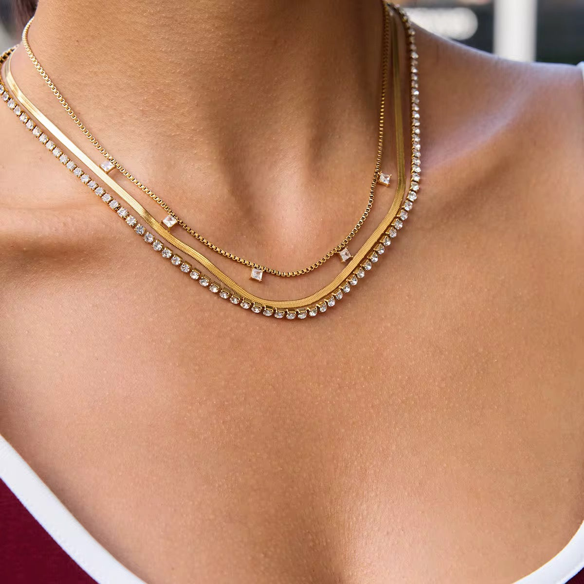 Layered Tennis Stack