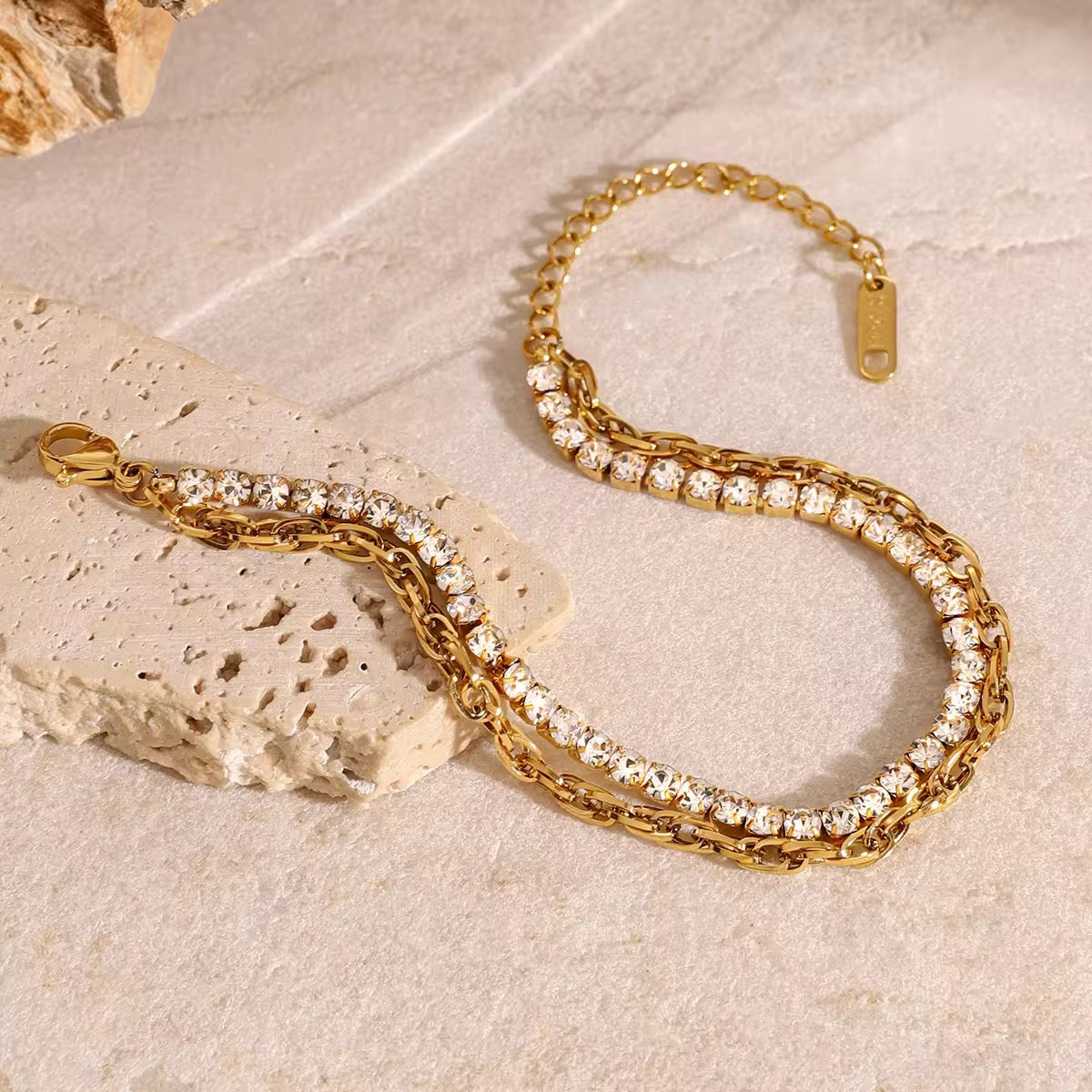 Layered Tennis Bracelet