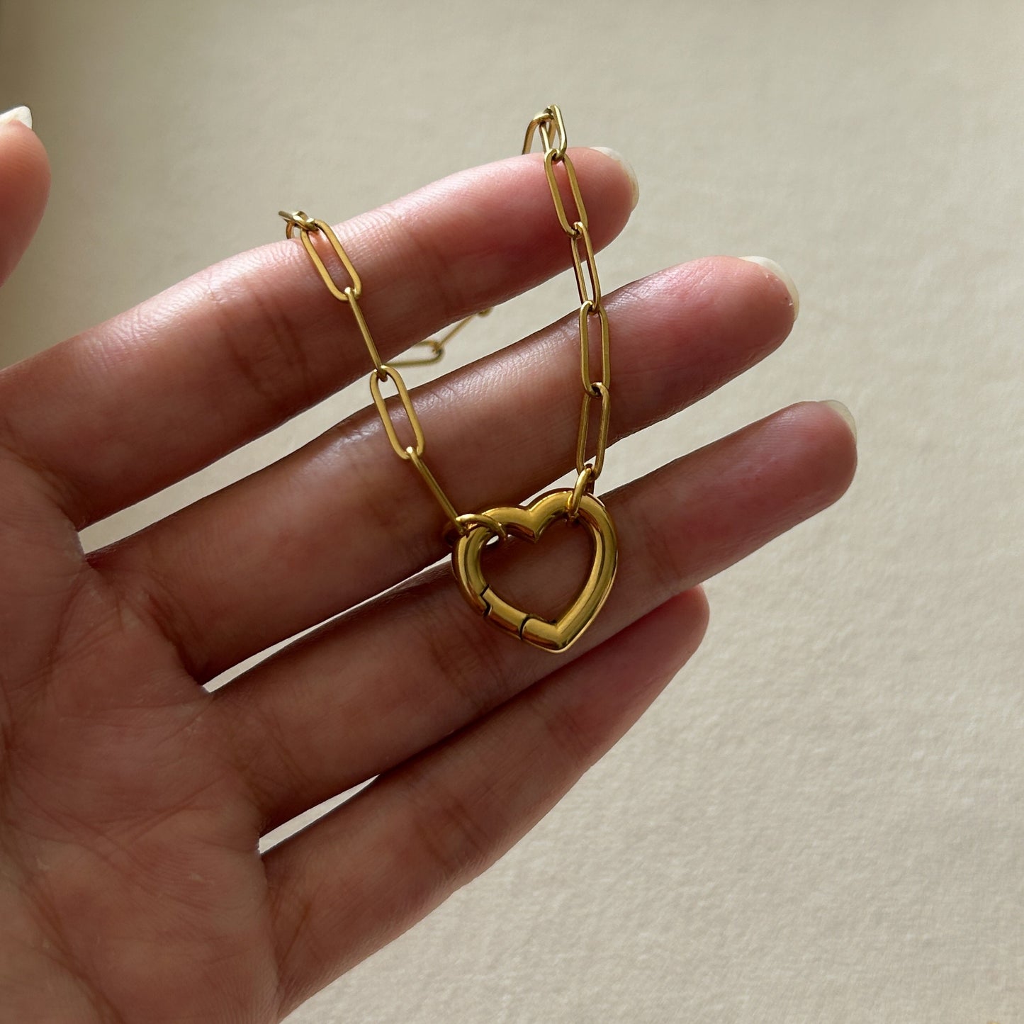 Heart Carabiner Bracelet