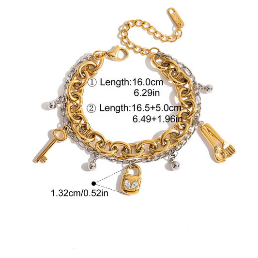 Mixed Charm Bracelet