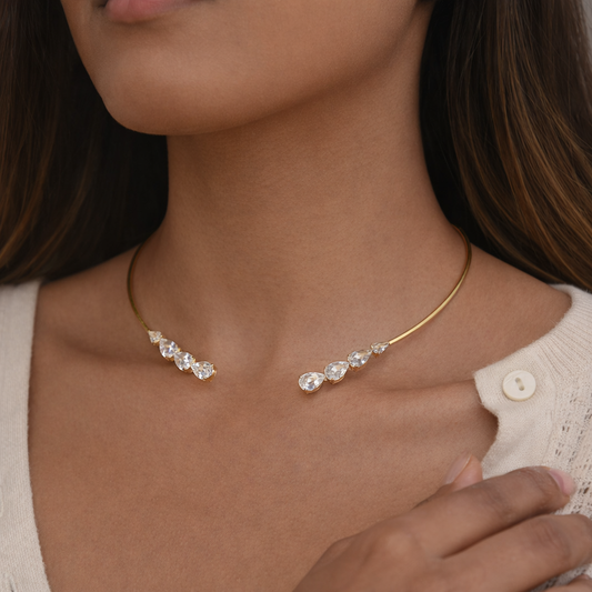 Torque Pear Necklace