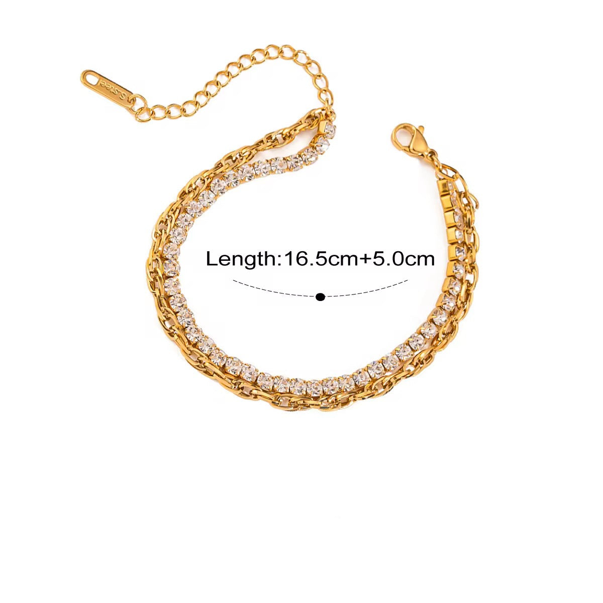 Layered Tennis Bracelet