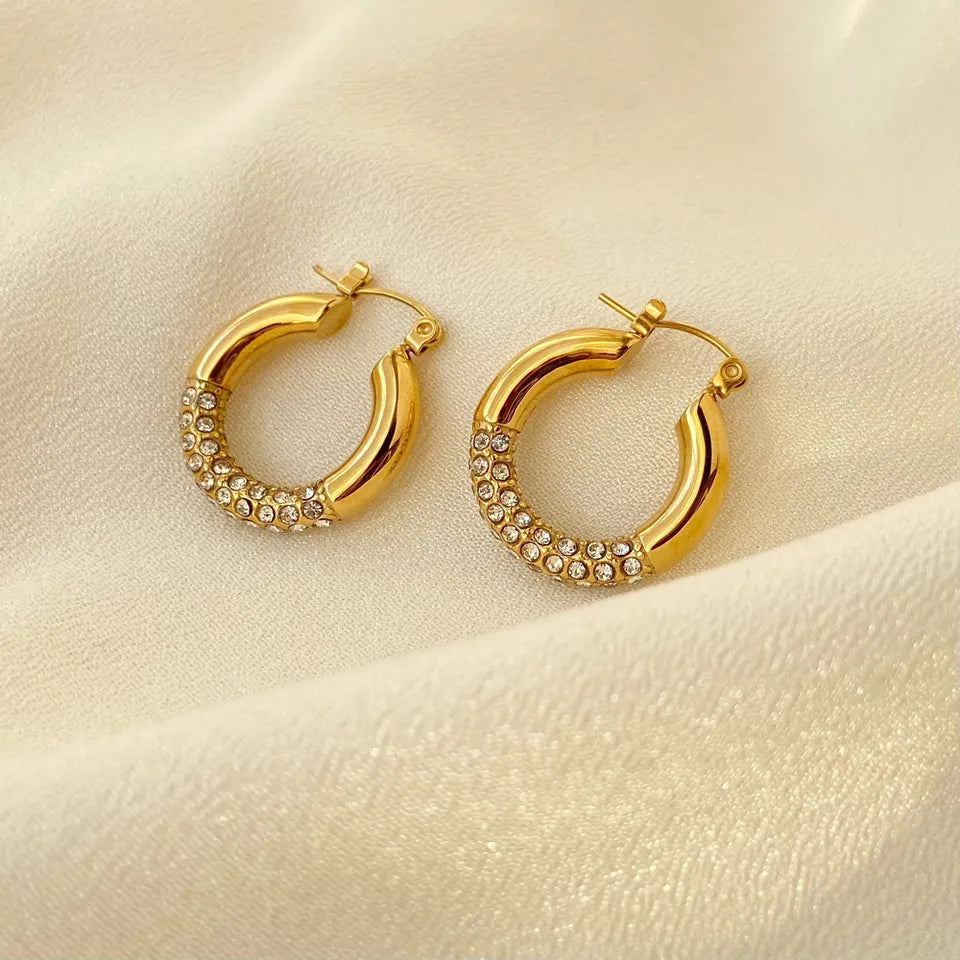 Shiny Circle Hoops