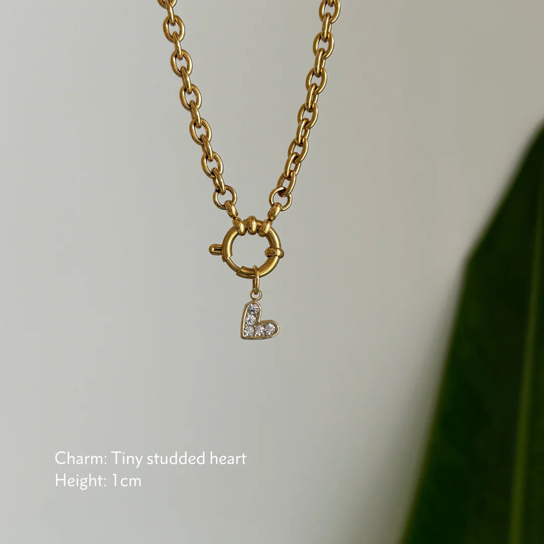 Tiny Studded Heart