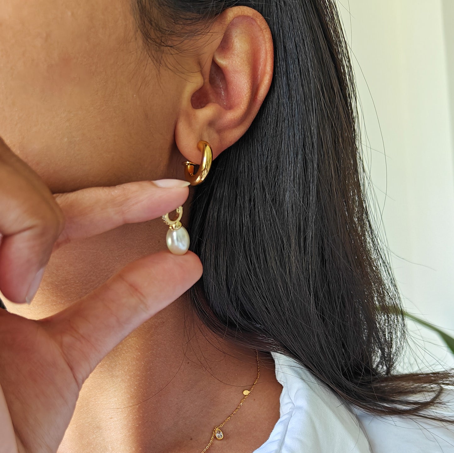Pearl Drop Earrings