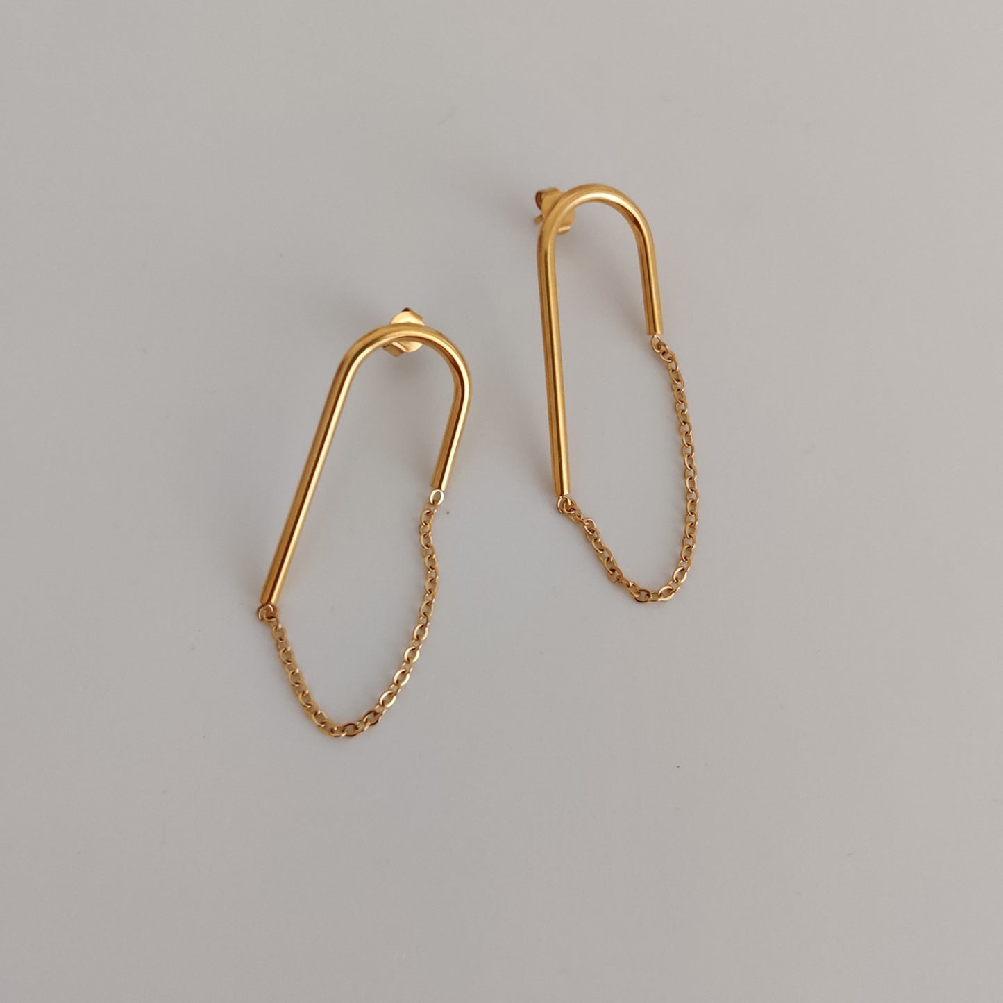U Chain Earrings