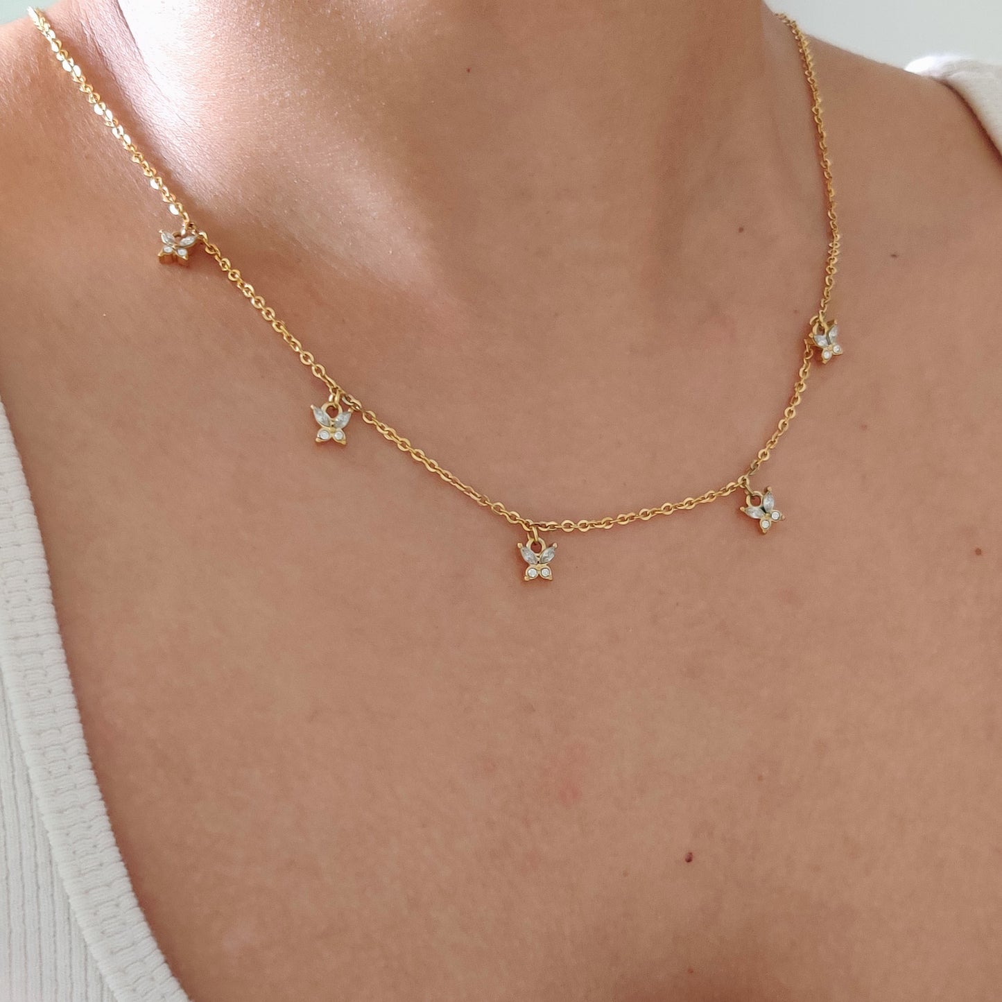 Butterfly Charm Necklace