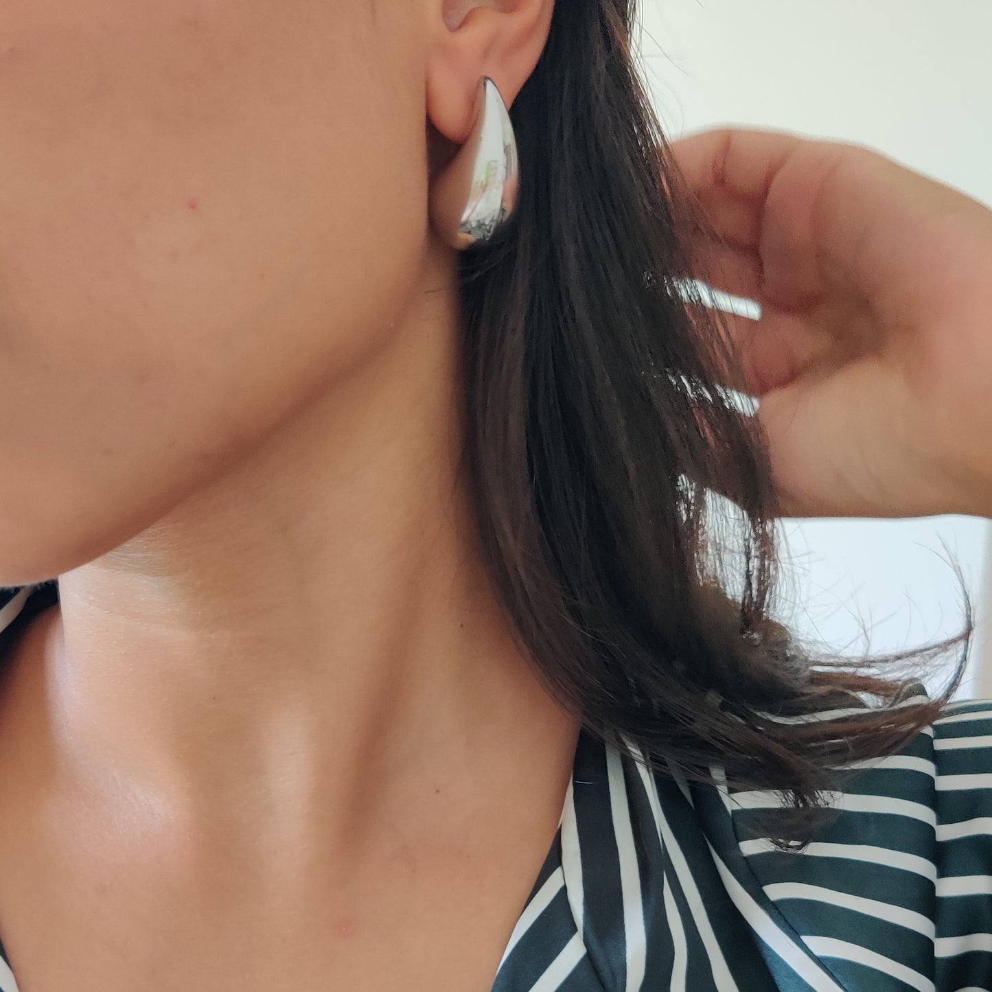Bottega Earrings- Silver