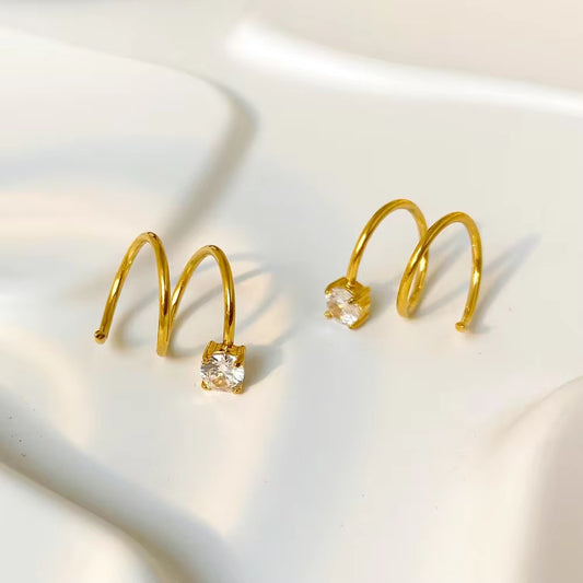 Double Twist Earrings