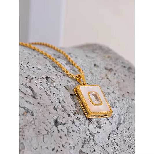 Vintage Square Necklace