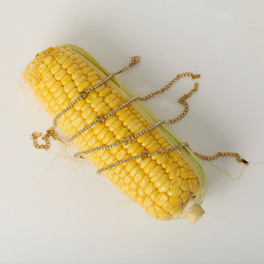 Initial Tennis Bracelet