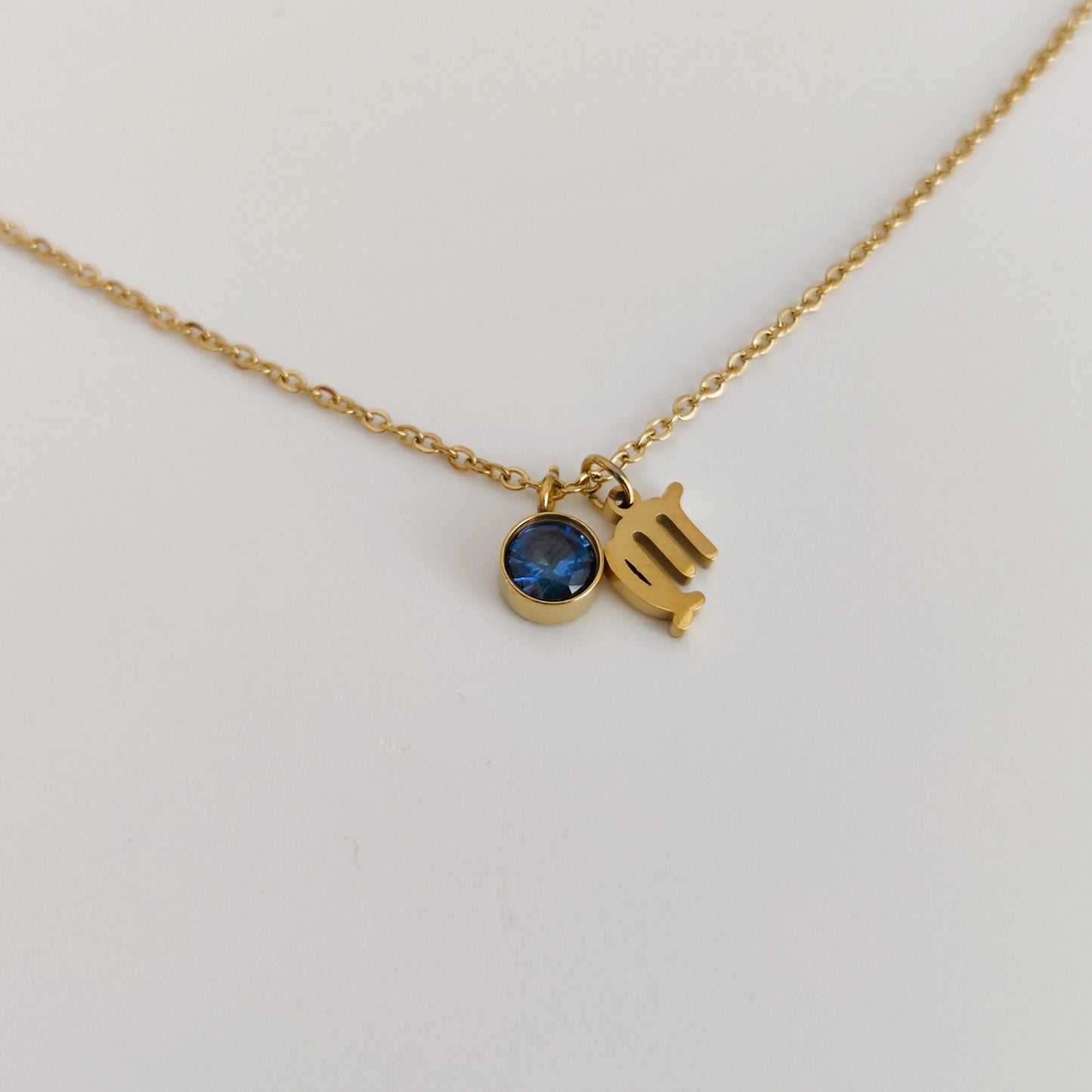 Zodiac Birthstone Necklace