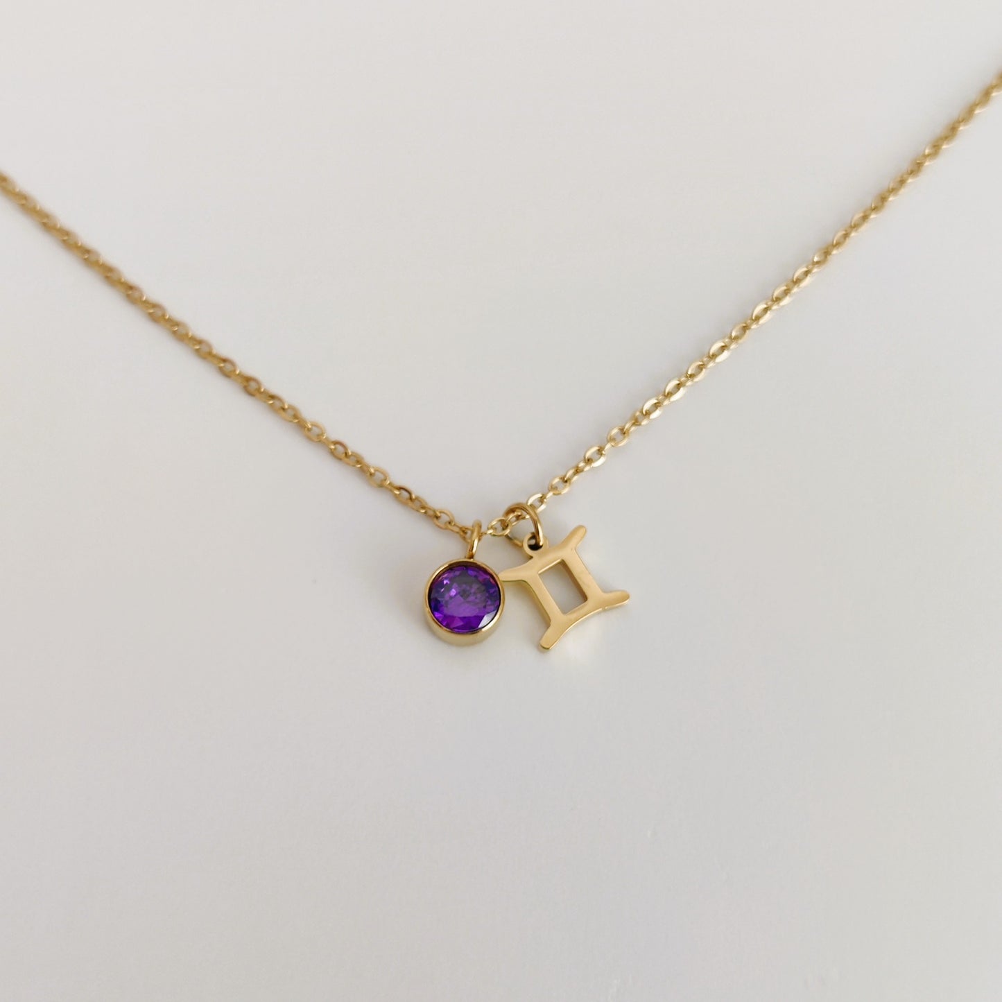 Zodiac Birthstone Necklace