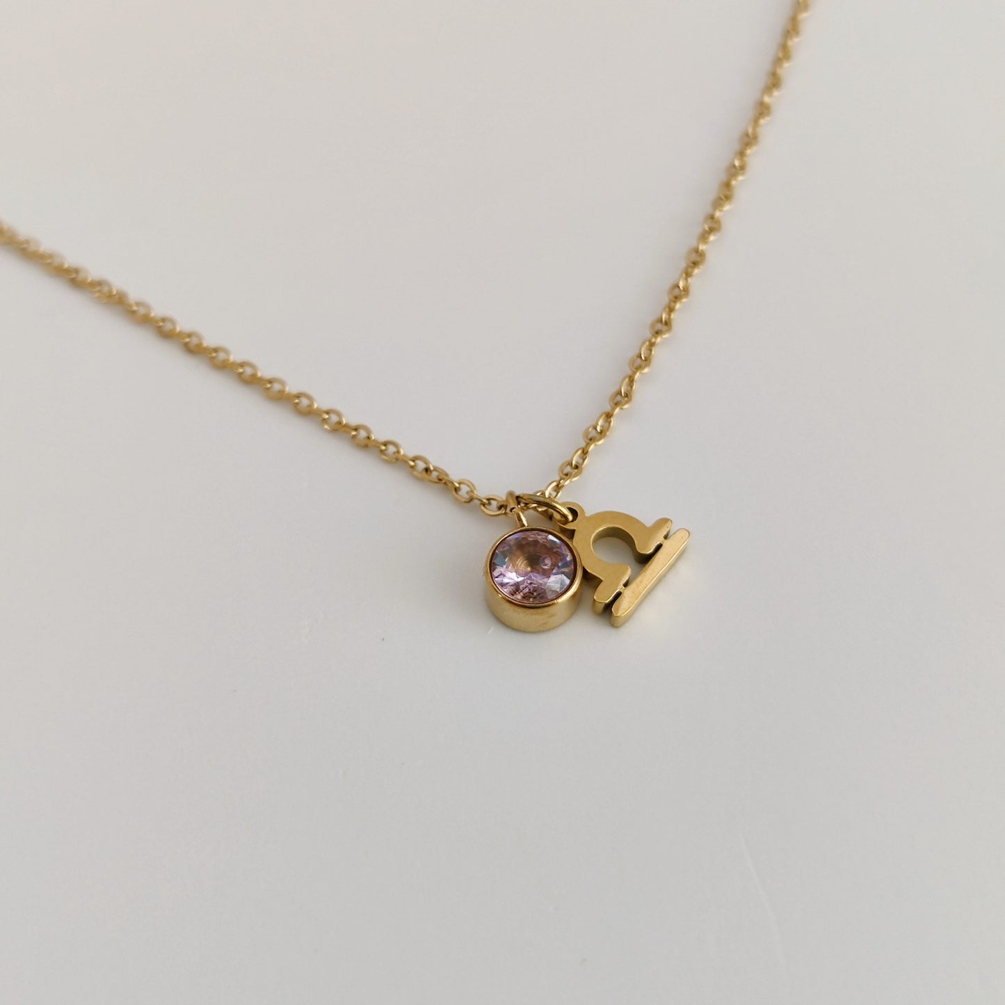 Zodiac Birthstone Necklace