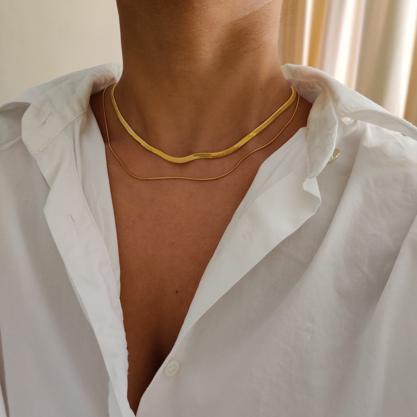 Layered Serpentine Necklace