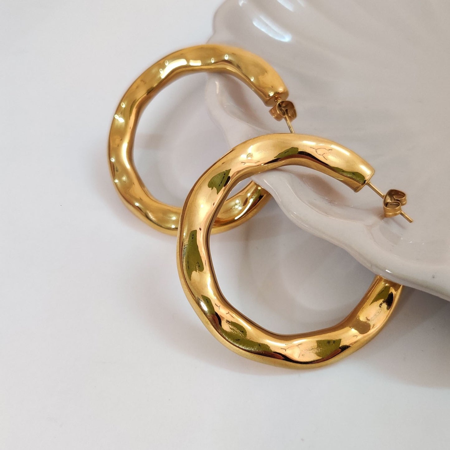 Hammered Hoops