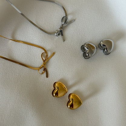 Puffy Heart Earrings