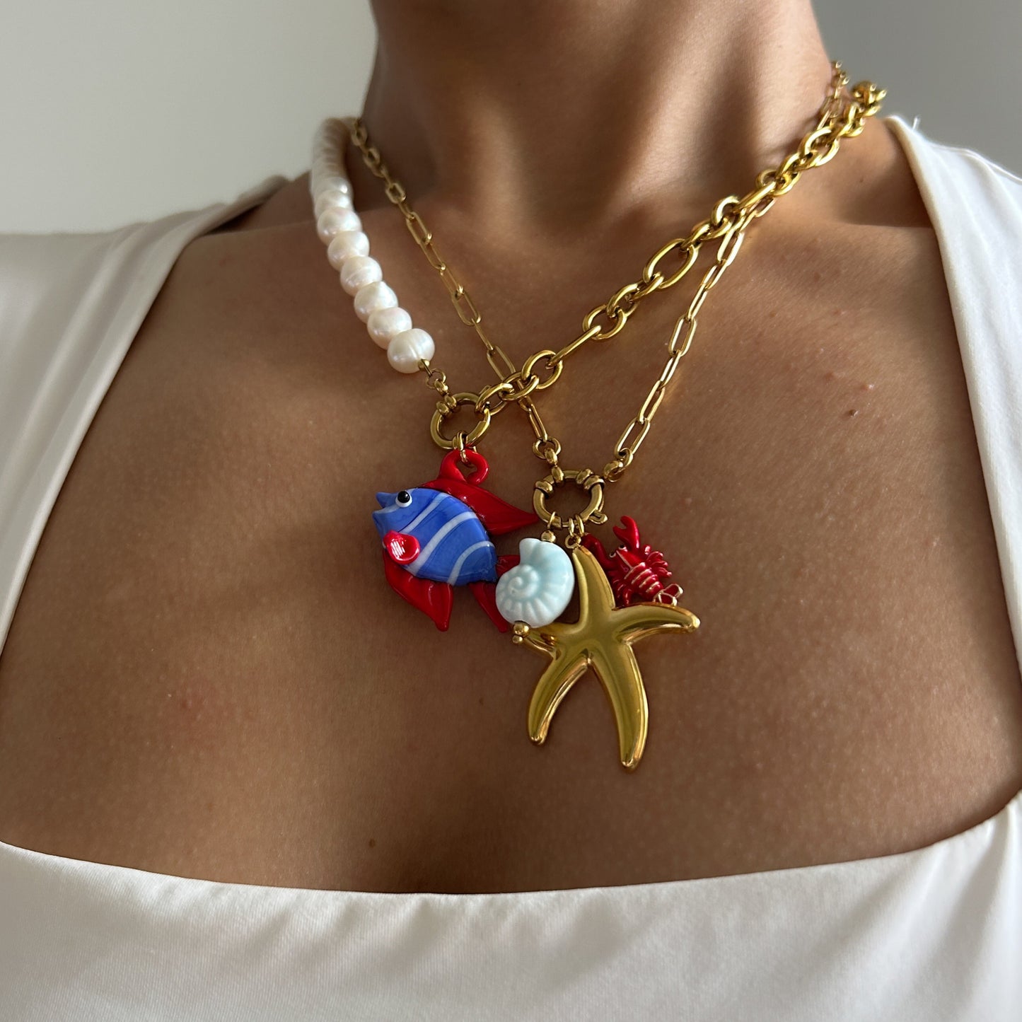 Blue Fish Charm