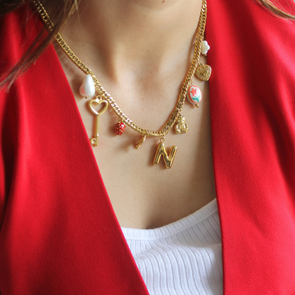Chunky Charm Necklace