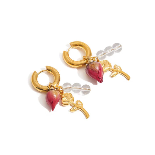 Frozen Bloom Earrings